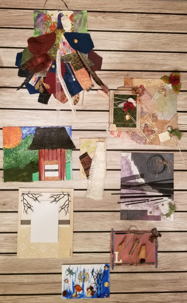Mixed media artwork from an Arguably Adulting creative class